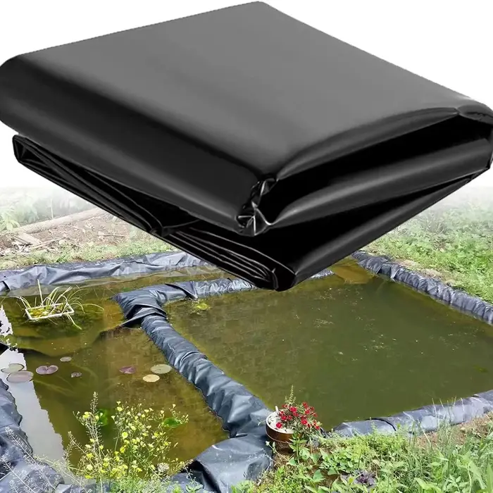Bâche de bassin imperméable, anti-fuite, épaissie et durable pour l'aquaculture, le stockage d'eau e