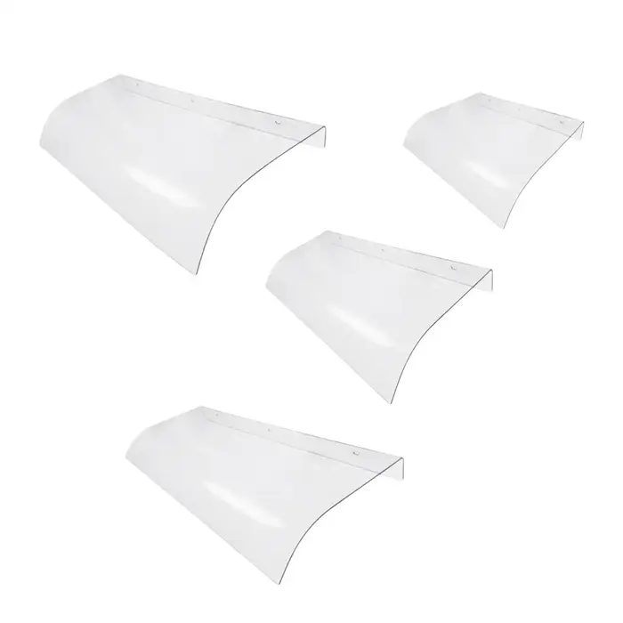 Auvent de fenêtre résistant aux intempéries, couverture de toit pour patio extérieur, abri pare-sole