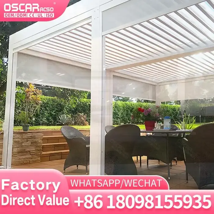Pergola élégante et élégante pour l'extérieur dans le jardin et l'arrière-cour