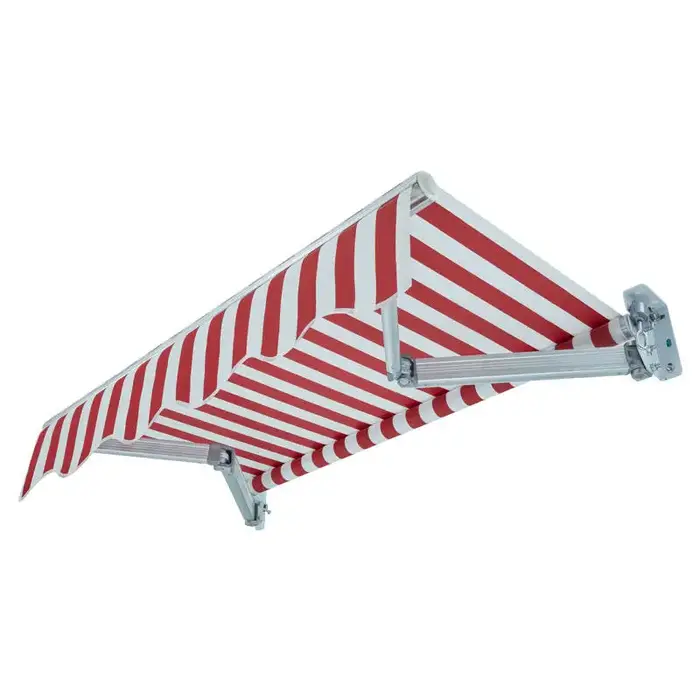 Auvent extérieur 10x8 pieds, fixation murale, étanche, rétractable, manivelle manuelle, bras pliable